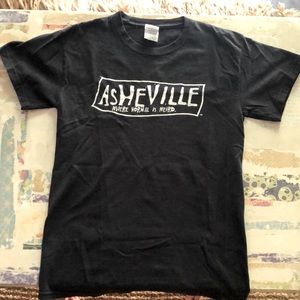 Vintage Asheville NC “where normal is weird.” t-shirt. Small